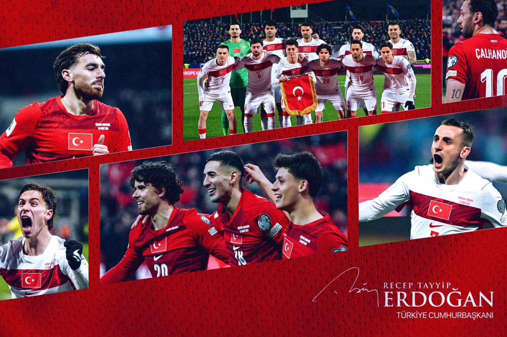 Erdoğan’dan A Milli Takıma Dünya Kupası Tebriği!