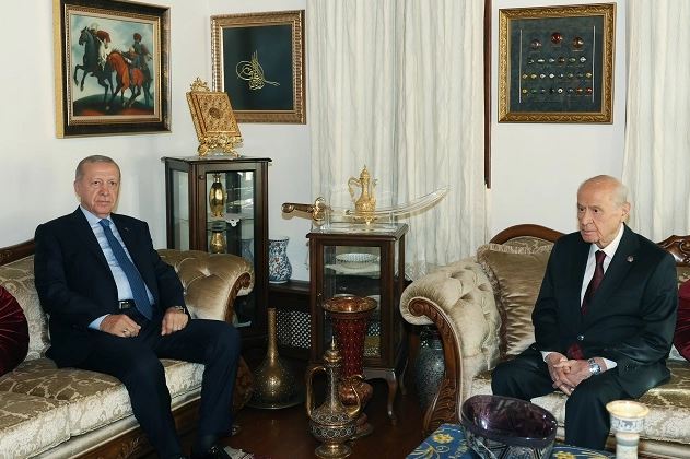 Erdoğan’dan Bahçeli’ye Sürpriz Ziyaret!