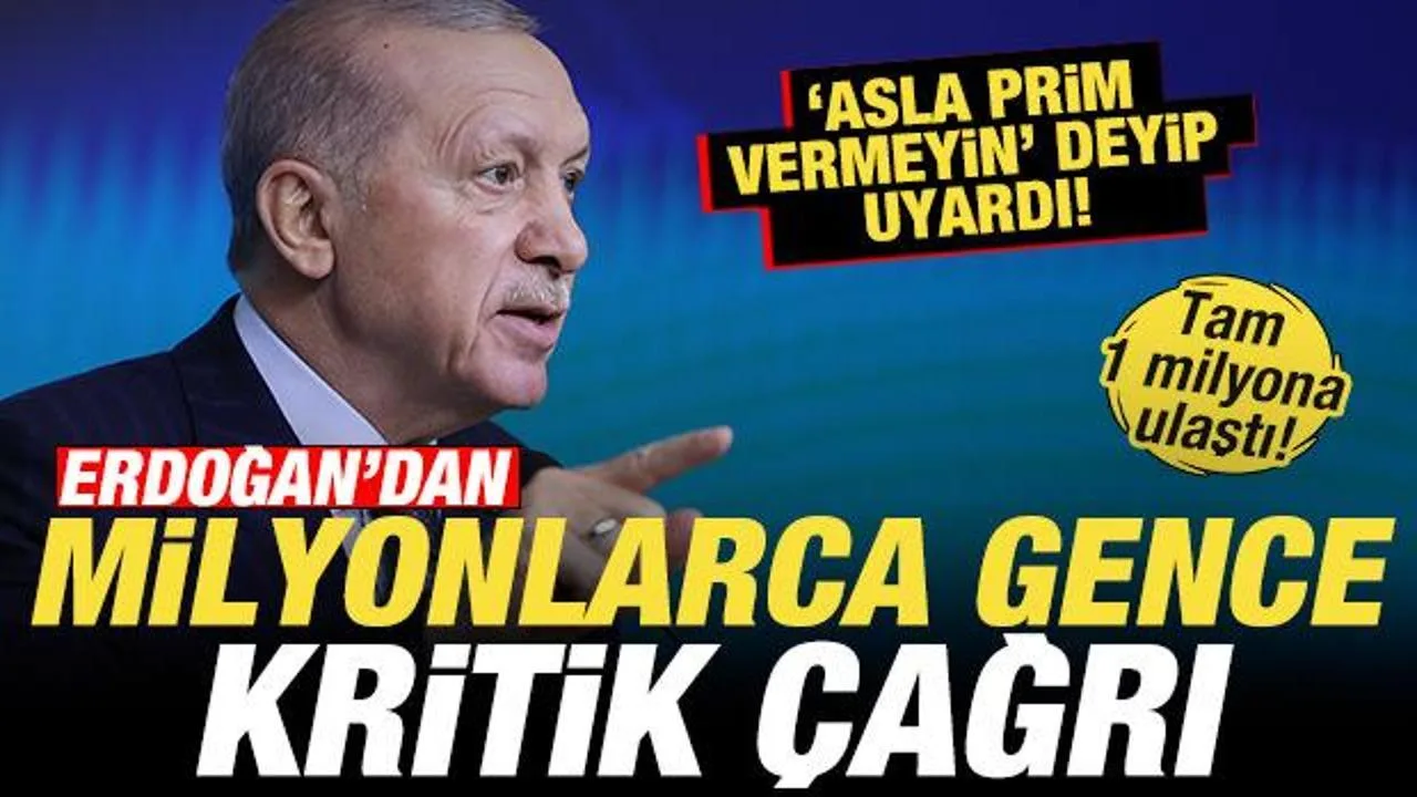 Erdoğan’dan Gençlere Güçlü Çağrı ve Mesajlar