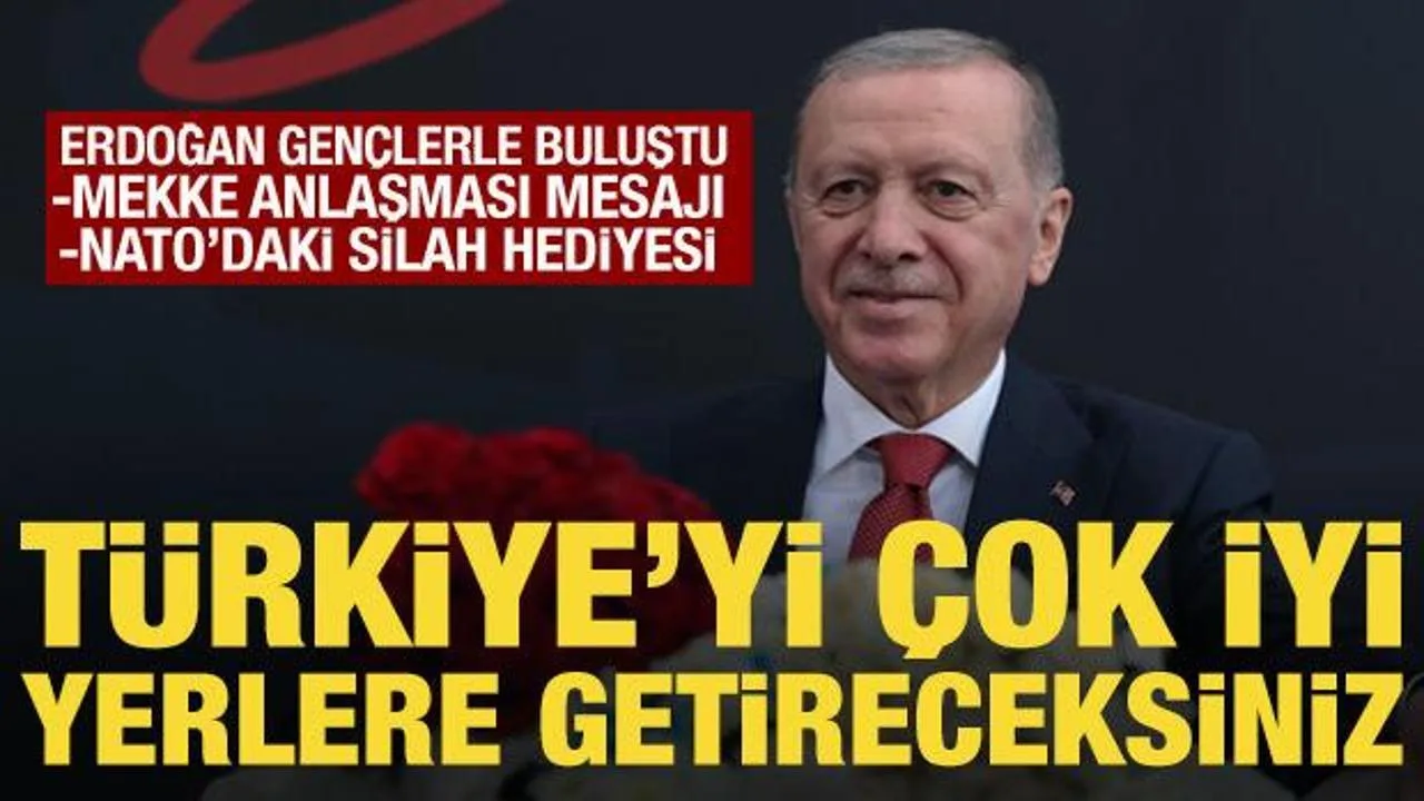 Erdoğan’dan Gençlere: Terörsüz Türkiye Vurgusu