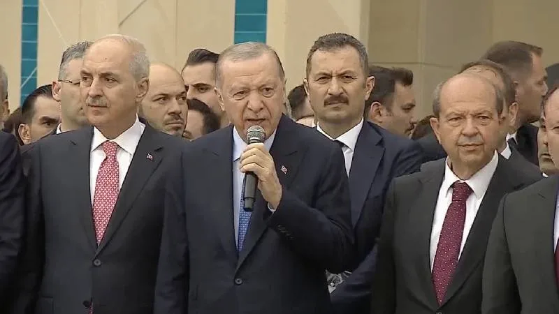 Erdoğan’dan KKTC’de Tarihi Açılış Mesajı