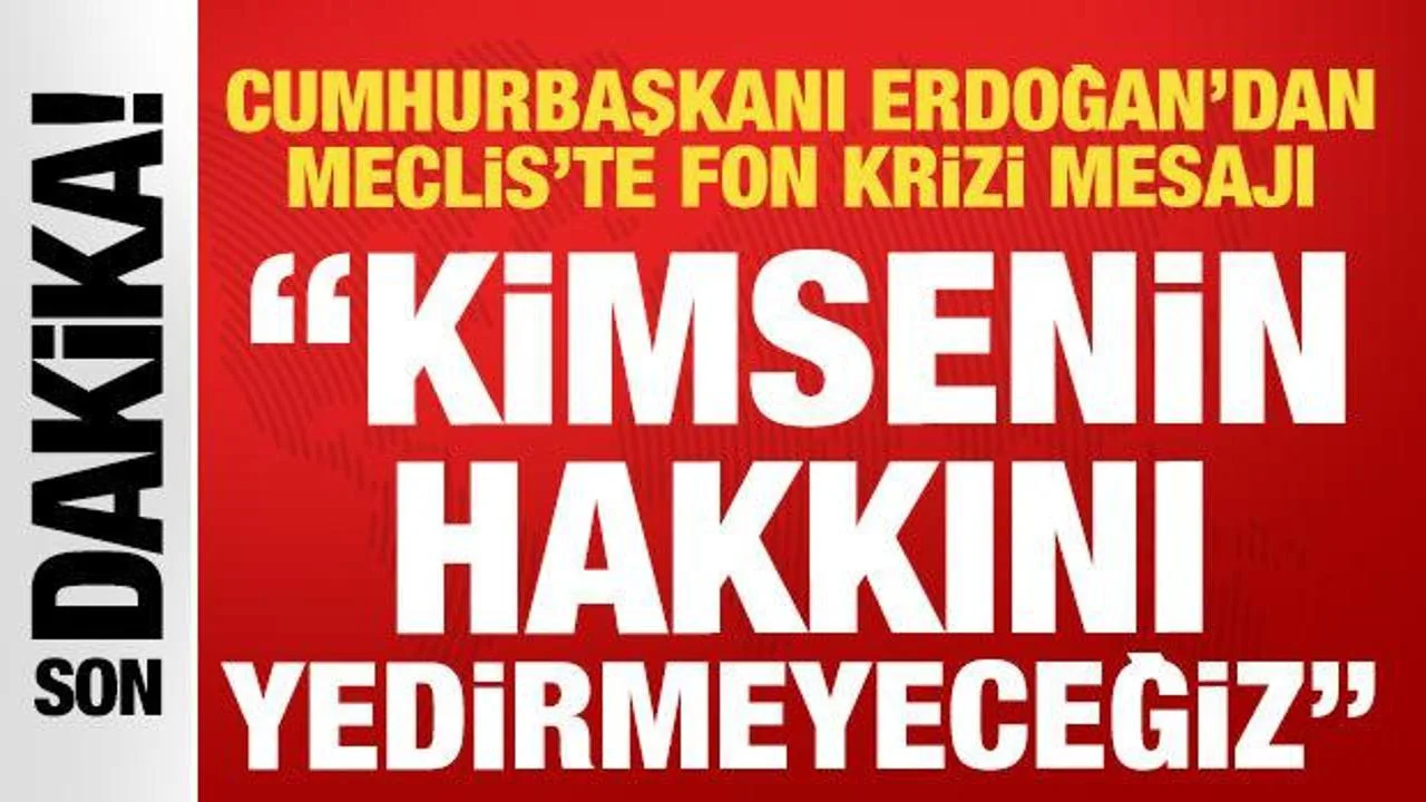 Erdoğan’dan Meclis Açılışında Tarihi Mesajlar