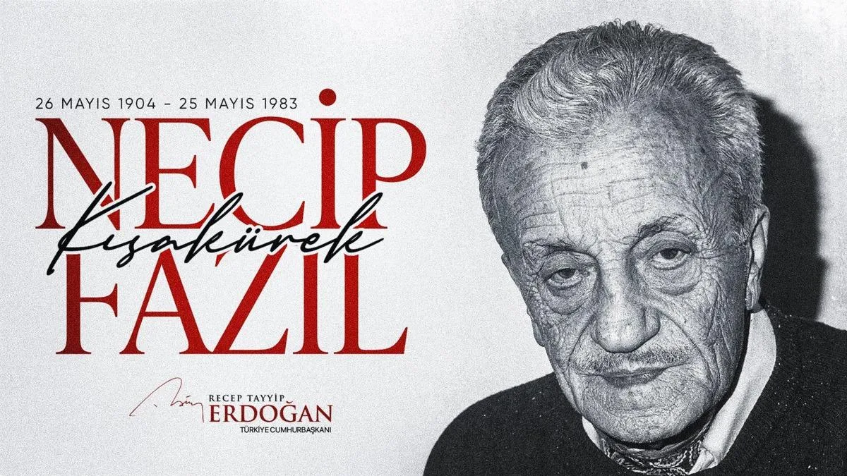 Erdoğan’dan Necip Fazıl’a Anma Mesajı