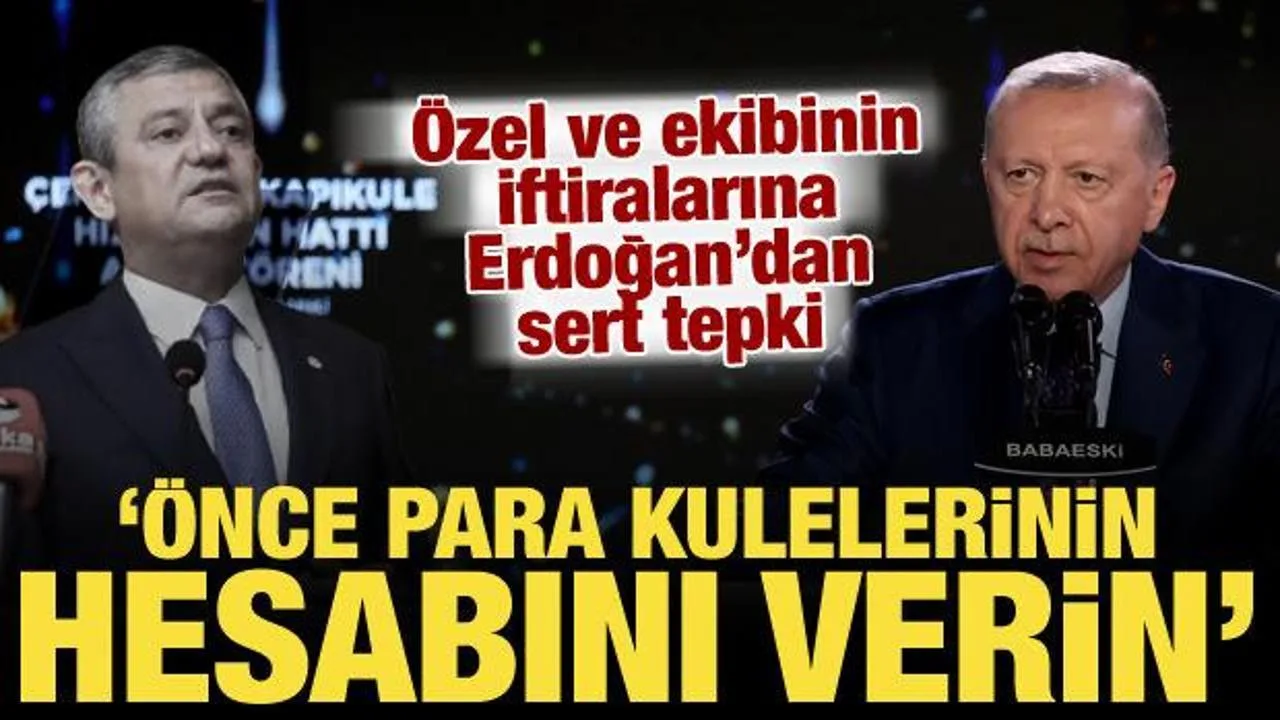 Erdoğan’dan Özel’e Sert Eleştiriler: Yolsuzluk Vurgusu
