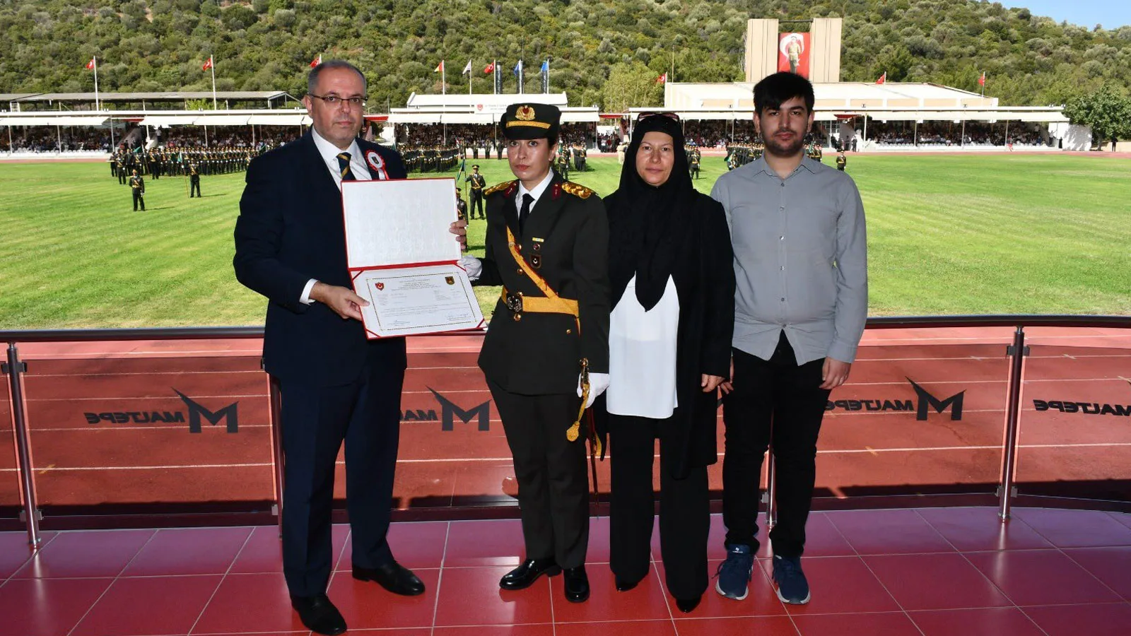 Erdoğan’dan Şehit Kızına Tebrik Telefonu
