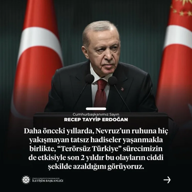 Erdoğan’dan Terörle Mücadele ve Barış Çağrısı