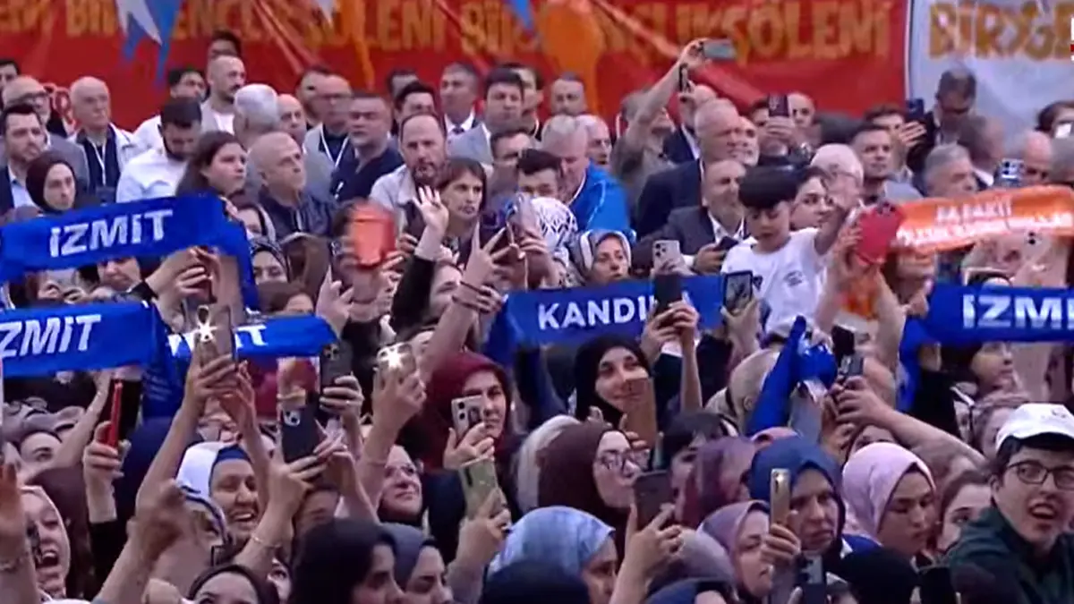 Cumhurbaşkanı Erdoğan Kocaeli de: