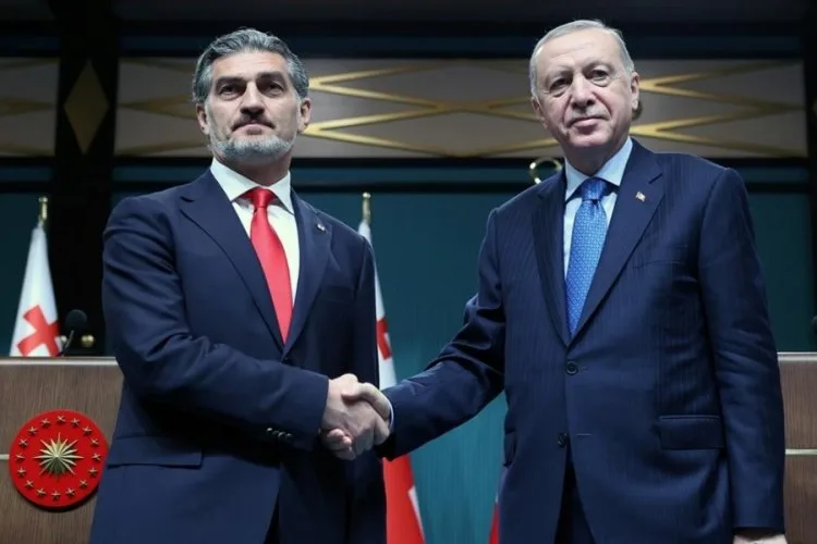 Erdoğan, Gürcistan Cumhurbaşkanı ile görüştü!