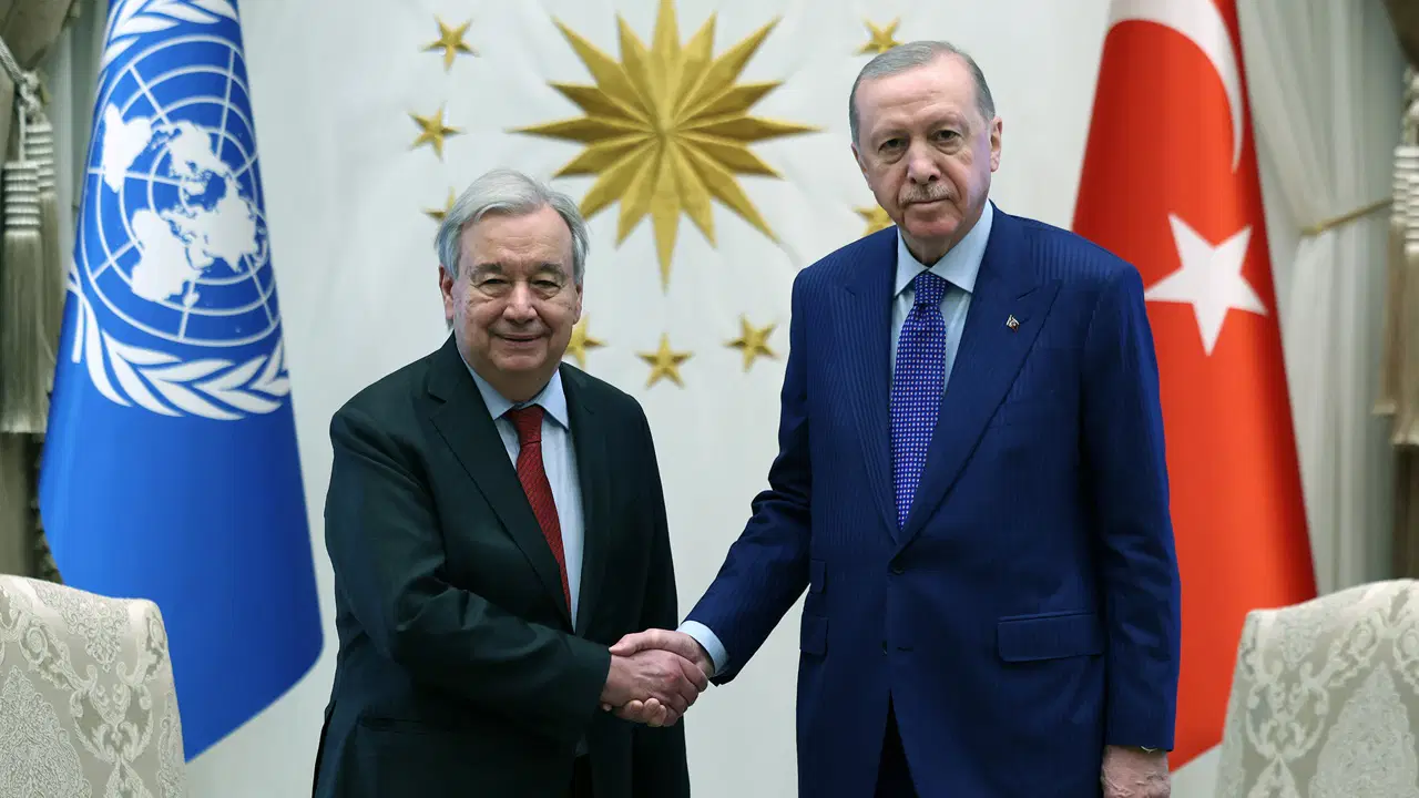 Erdoğan, Guterres’e Barış Ödülü’nü Takdim Etti