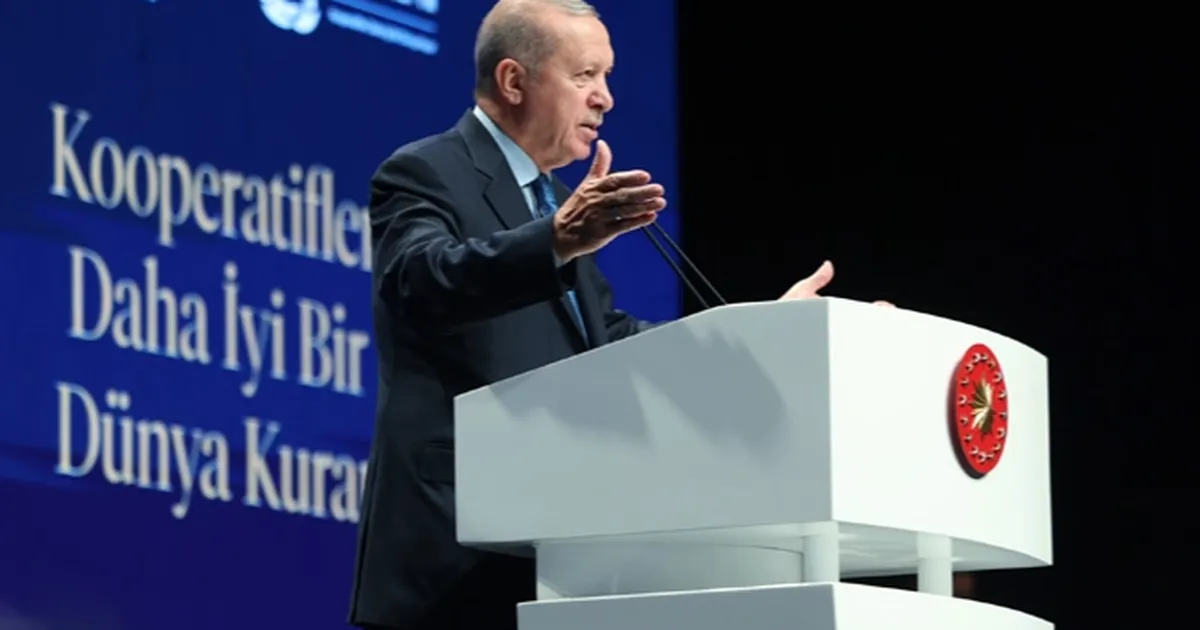 Erdoğan: Hedefimiz 250 Bin Kooperatif!