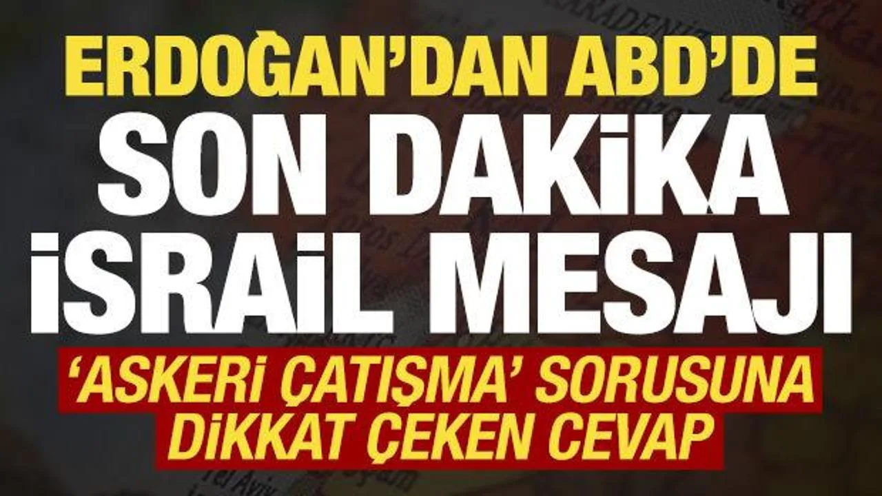 Erdoğan: İsrail’in Tehdit Söylemi Hatalı