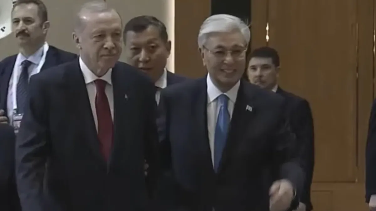 Erdoğan Kazakistan’da Resmi Törenle Ağırlanıyor