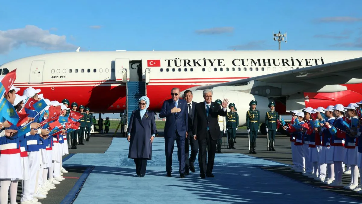 Erdoğan, Kazakistan’da Stratejik Zirveye Katıldı