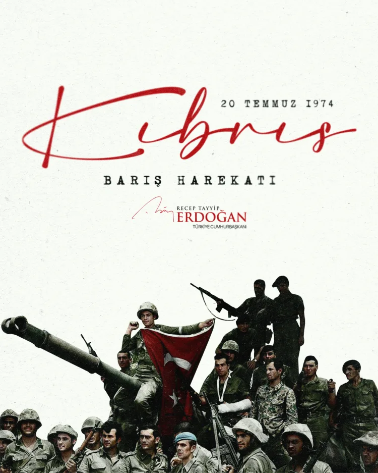 Erdoğan, Kıbrıs Barış Harekâtı’nı kutladı