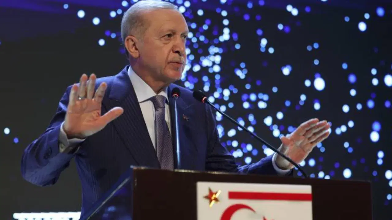 Erdoğan: Kıbrıs Türkü’nün Geleceği Tehdit Altında!