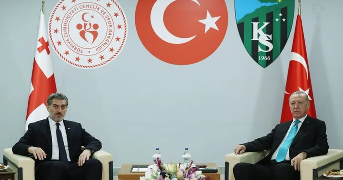 Erdoğan, Kocaeli’de Gürcü Mevkidaşıyla Buluştu