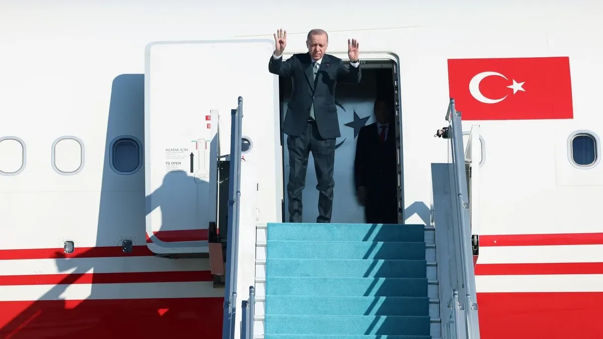 Erdoğan, Laçın Havalimanı’na İniş Yaptı