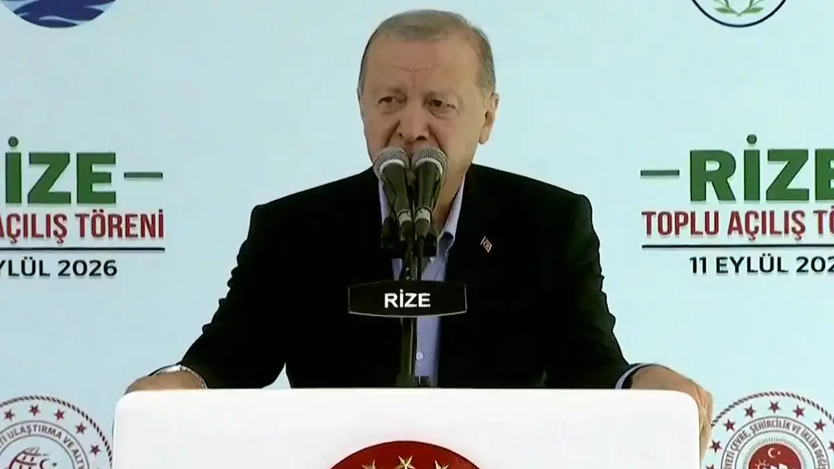 Cumhurbaşkanı Erdoğan Rize'de!