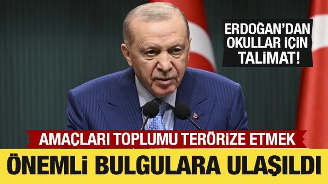 Erdoğan: Okul Güvenliği ve Dijital Tehditler
