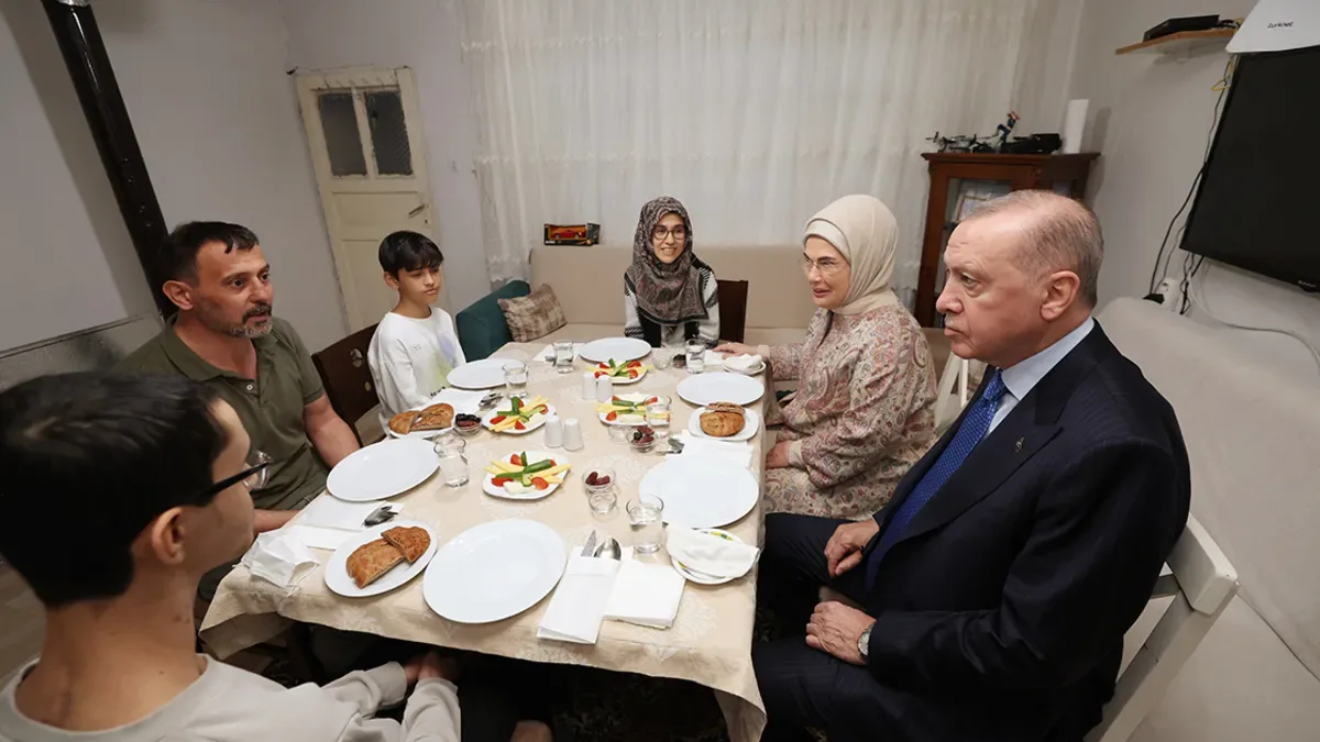 Erdoğan, Ramazan’da aileyi ziyaret etti!