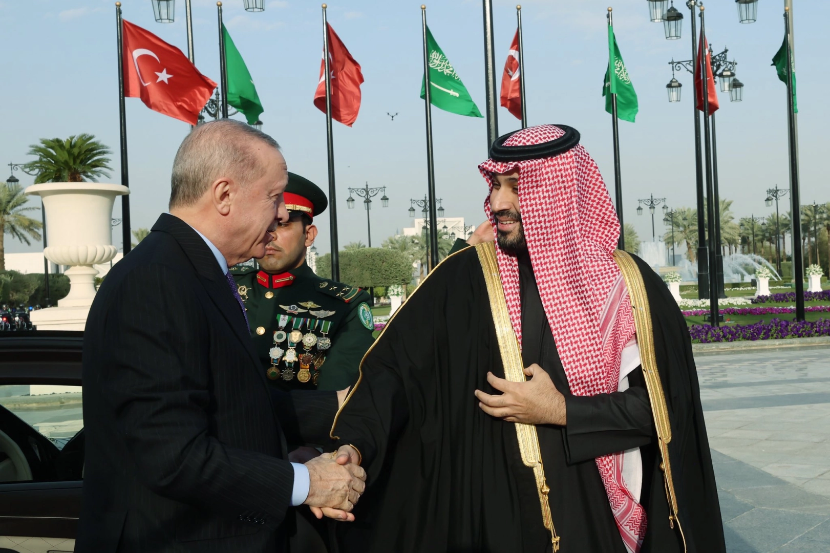 Erdoğan, Riyad’da Veliaht Prens ile Görüştü