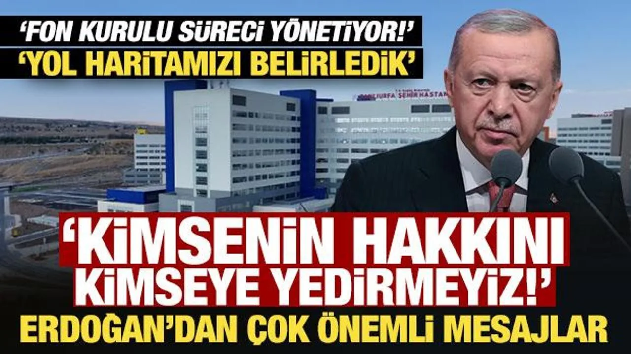 Erdoğan Şanlıurfa’da Hastane Açılışını Gerçekleştirdi
