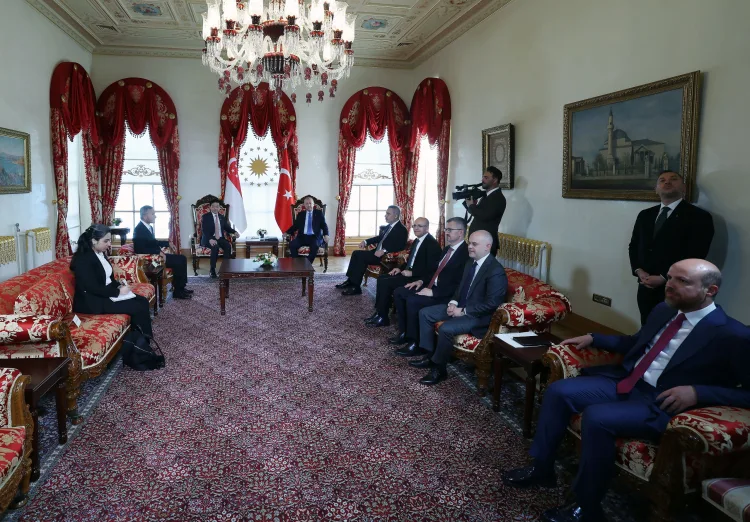 Erdoğan, Singapur Başbakanı Wong’u Ağırladı