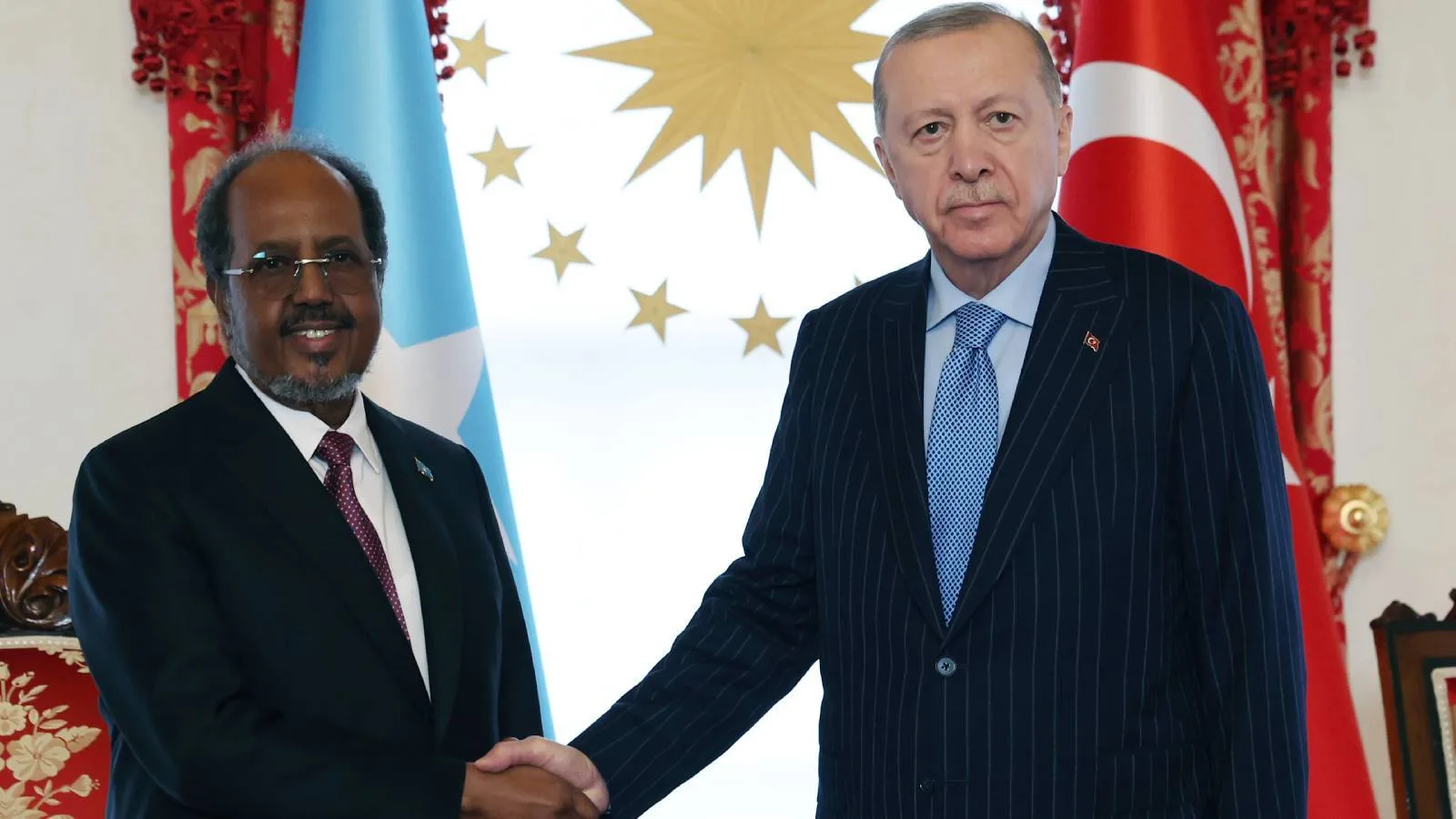 Erdoğan, Somali Cumhurbaşkanı’nı Ağırladı