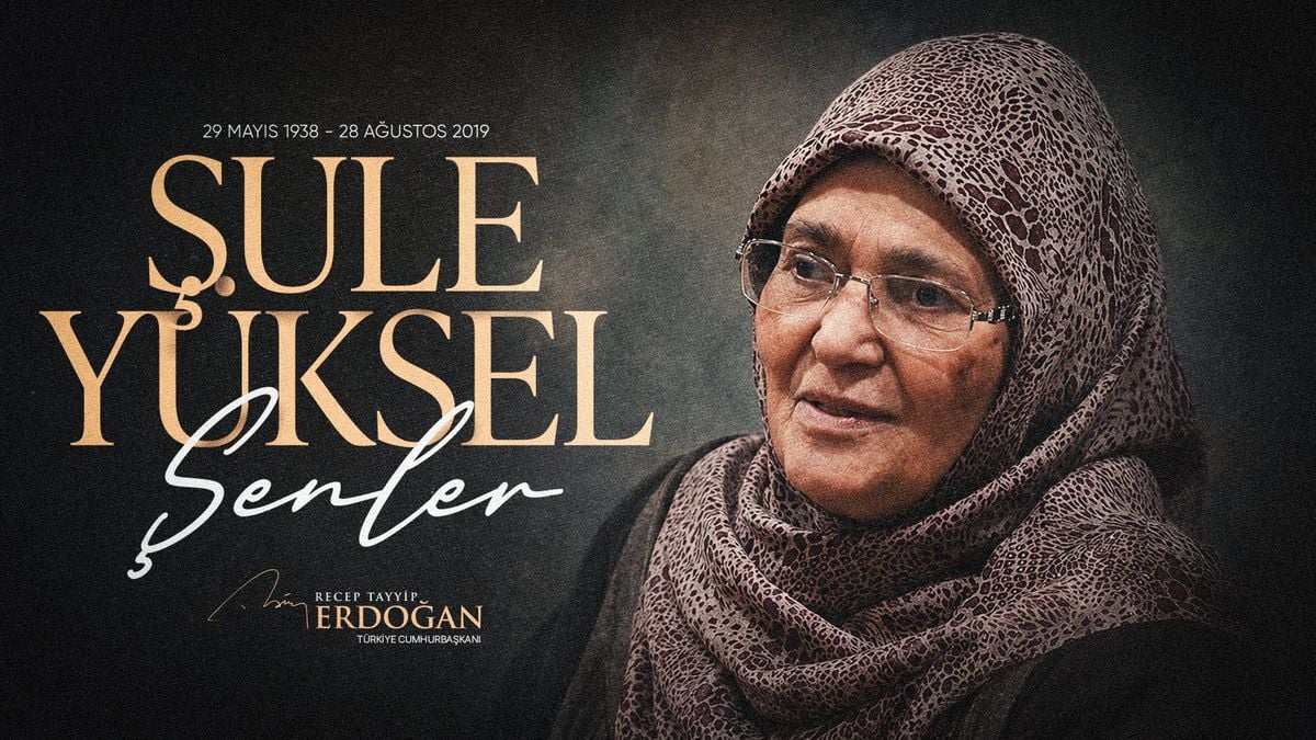 Erdoğan, Şule Yüksel Şenler’i Vefatının Yıldönümünde Andı