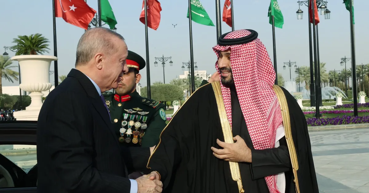 Erdoğan, Suudi Veliaht Prens ile Görüştü