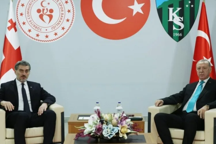 Erdoğan ve Kavelaşvili Kocaeli’de Buluştu