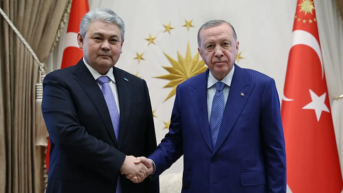 Erdoğan ve Koşerbayev’den Önemli Görüşme