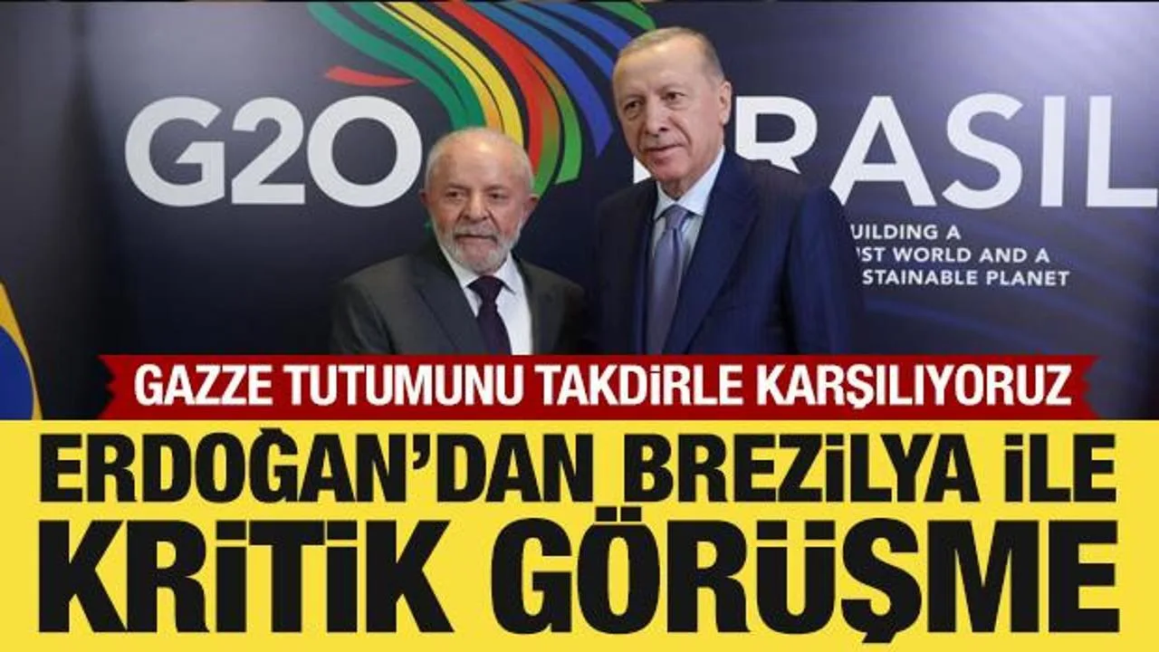 Erdoğan ve Lula’dan Türkiye-Brezilya İlişkileri