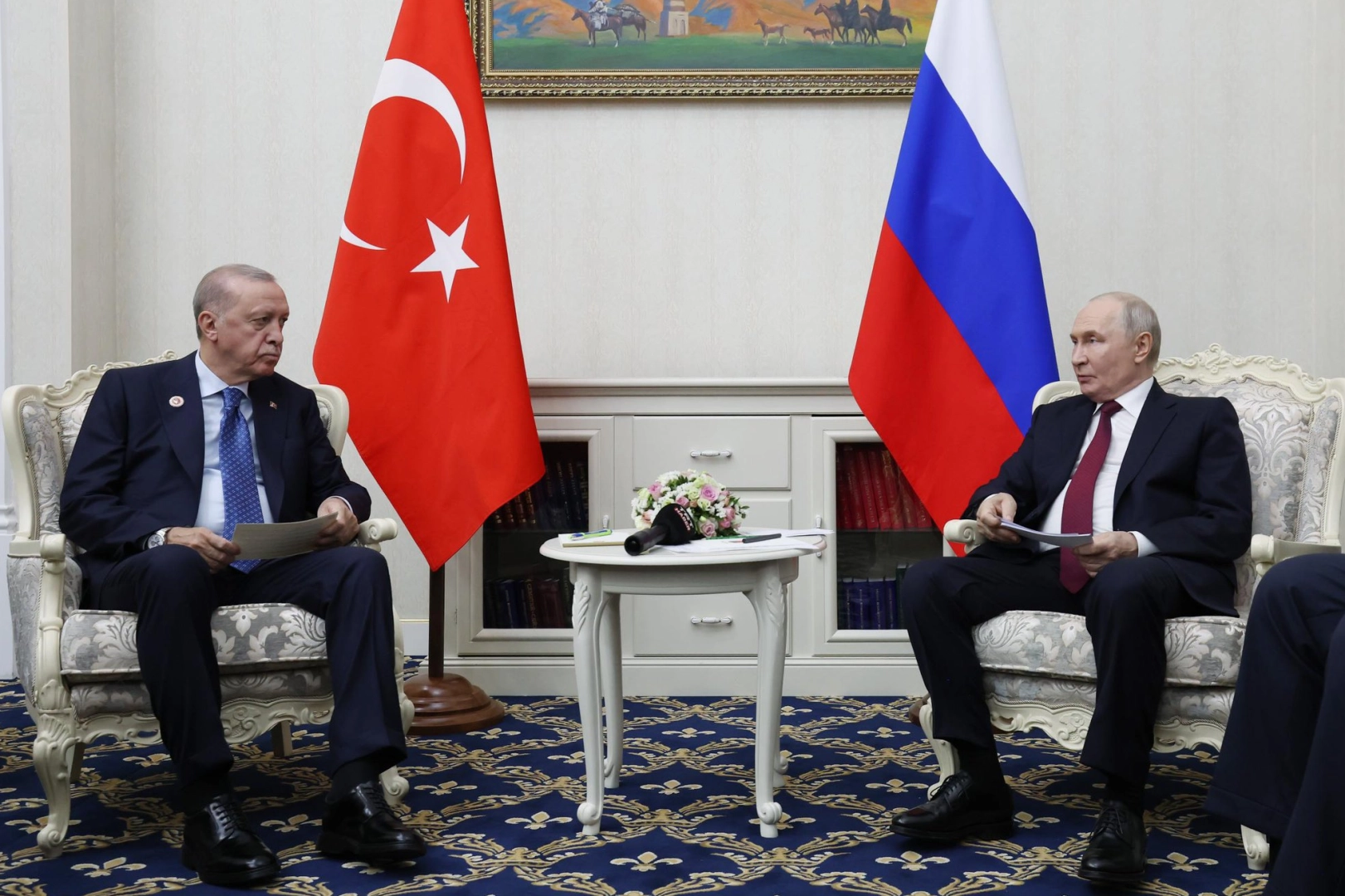 Erdoğan ve Putin Bişkek’te Tarihi Görüşme Yapıldı!