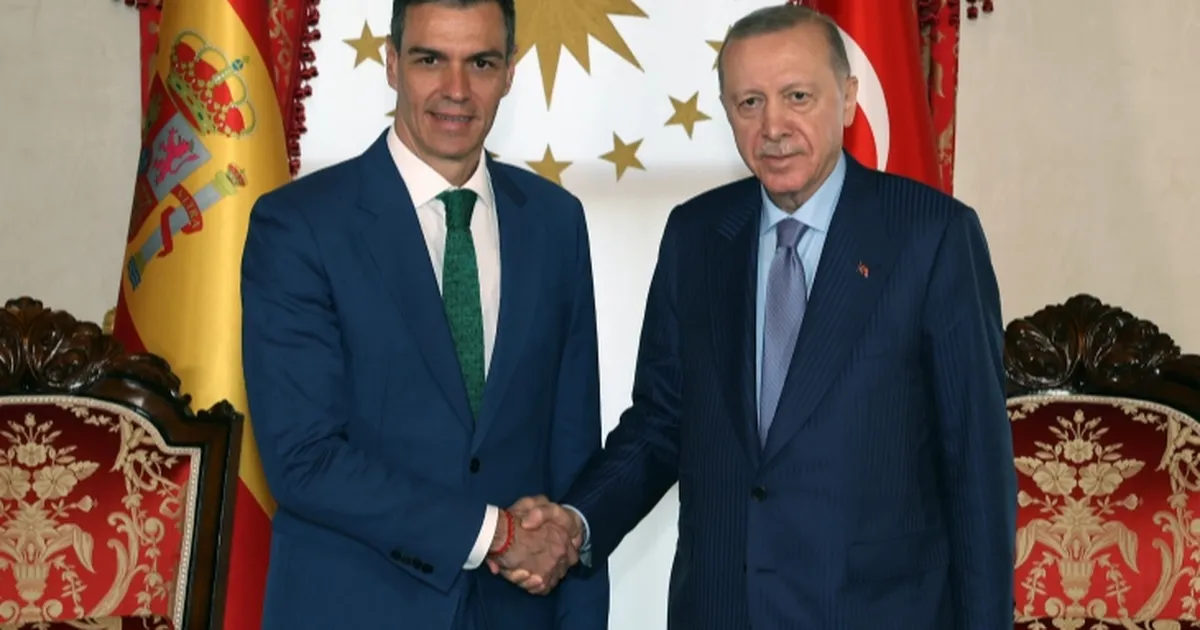 Erdoğan ve Sanchez’ten Filistin İçin Ortak Mesaj
