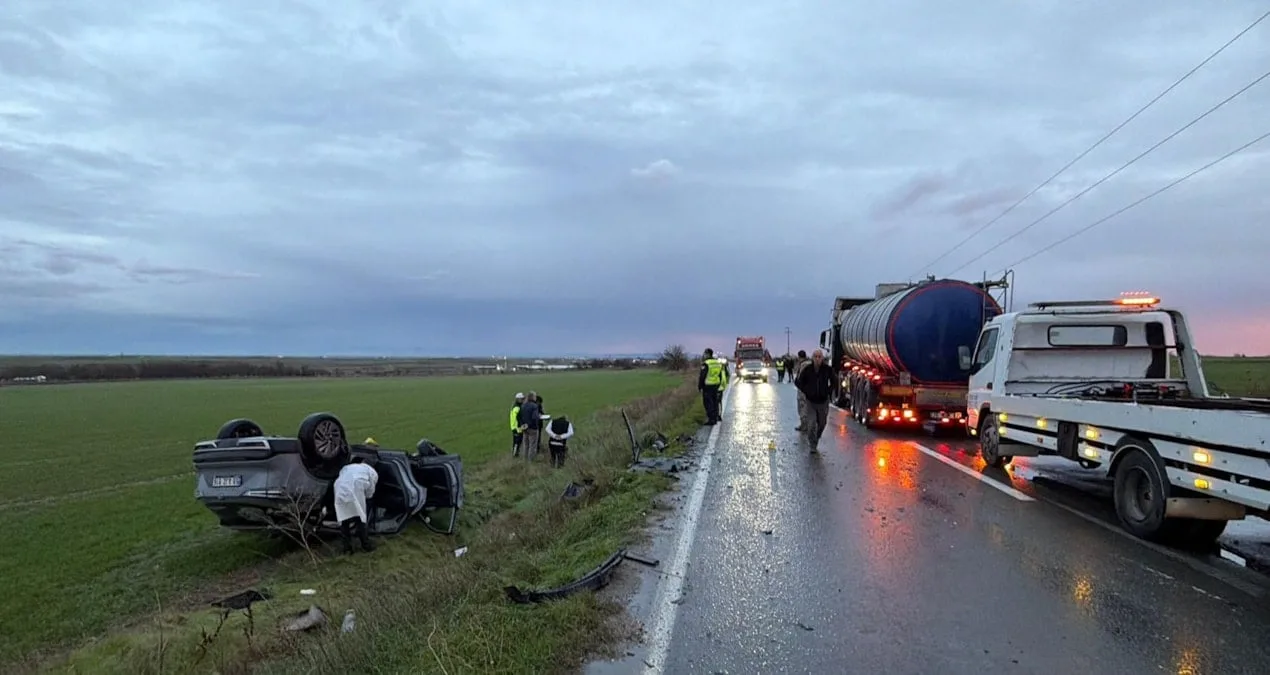 Ergene’de Trafik Kazası: Bir Ölü, Bir Yaralı!