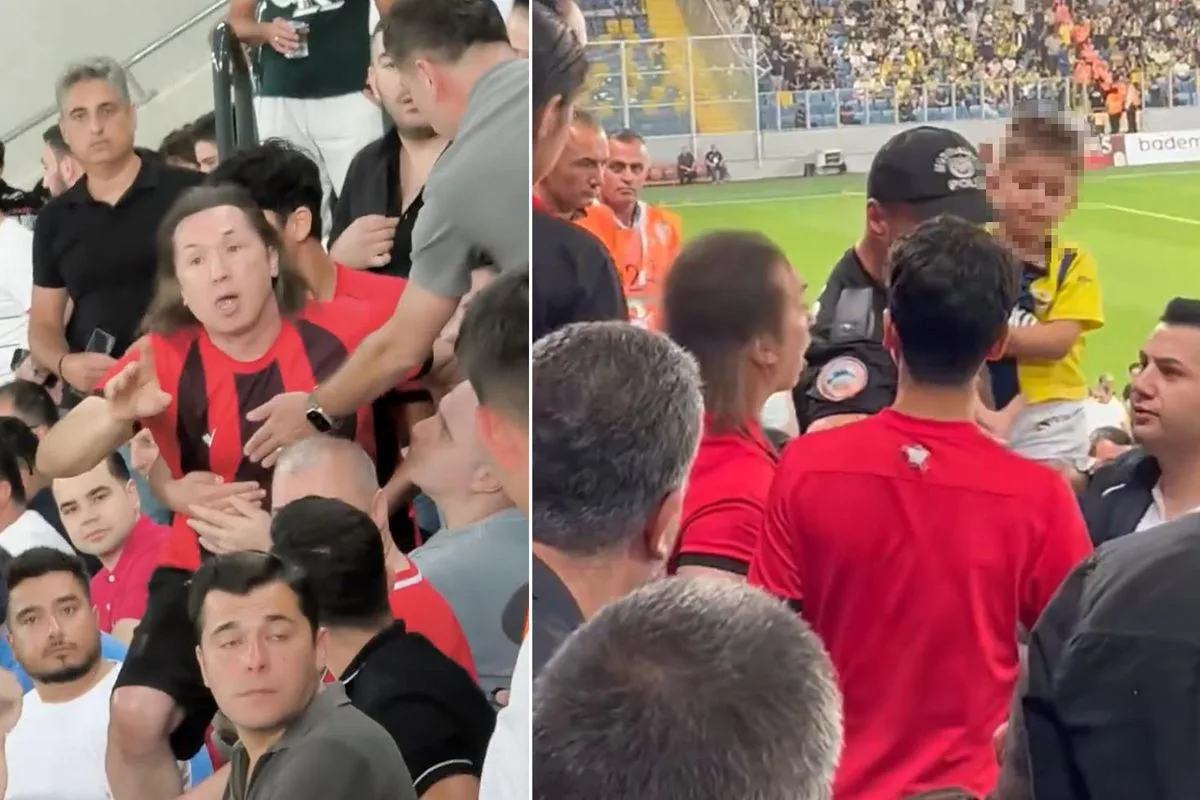 Eryaman Stadyumu’nda Fenerbahçe formasına saldırı, gözaltı kararı verildi