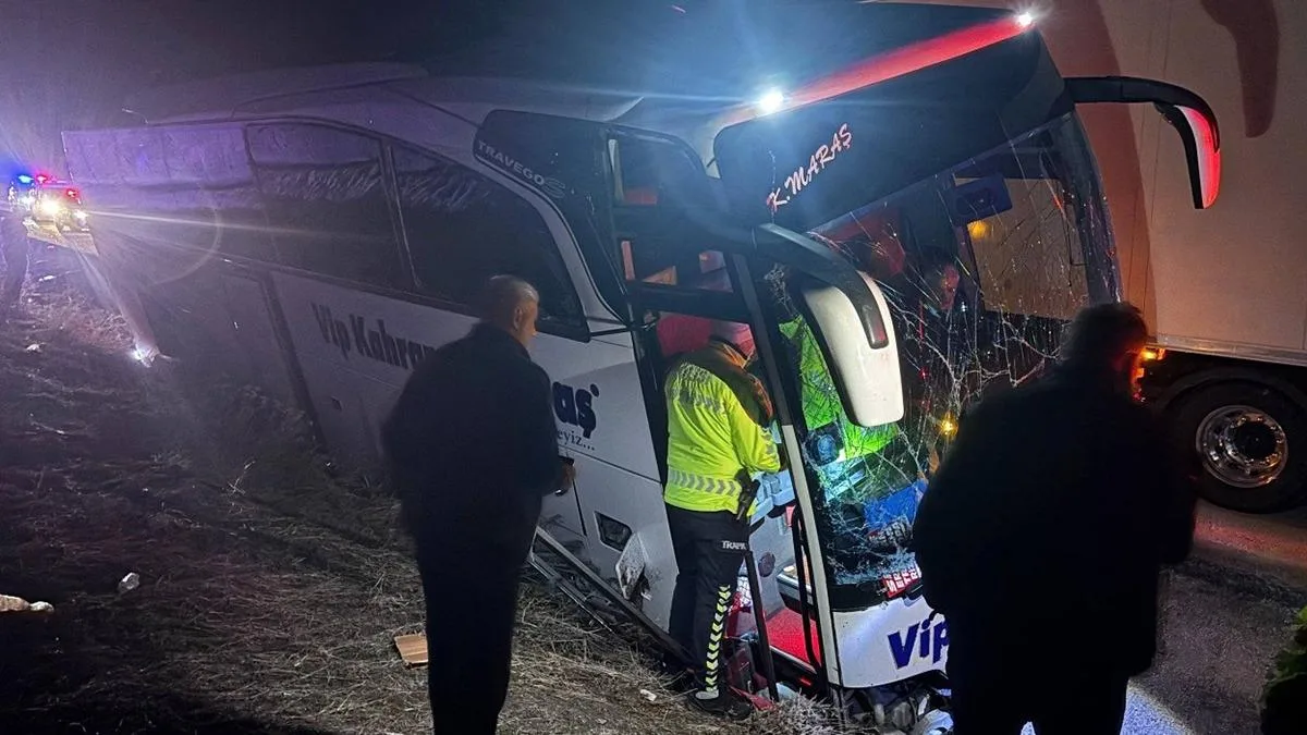 Erzincan’da Otobüs Kazası: Yaralı Yok!