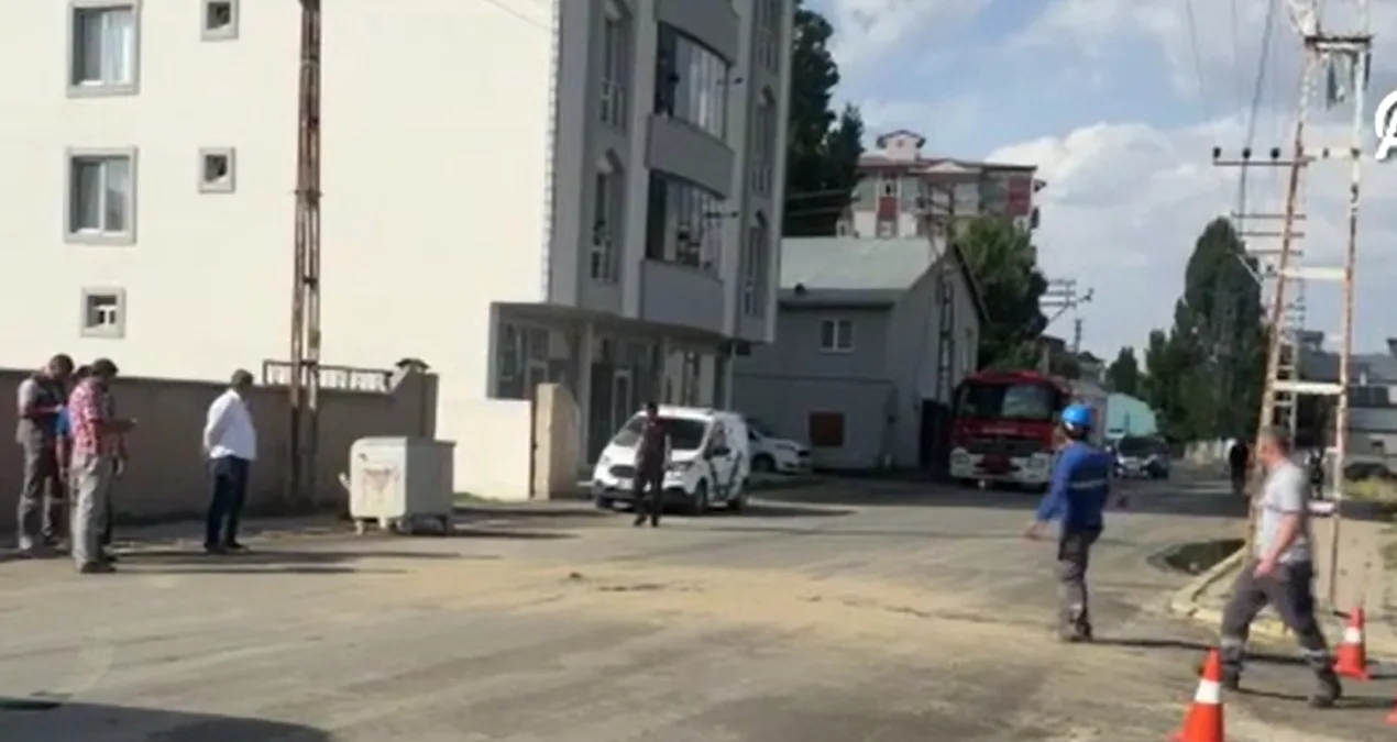 Erzurum’da Doğalgaz Sızıntısı Mahalleyi Tahliye Etti