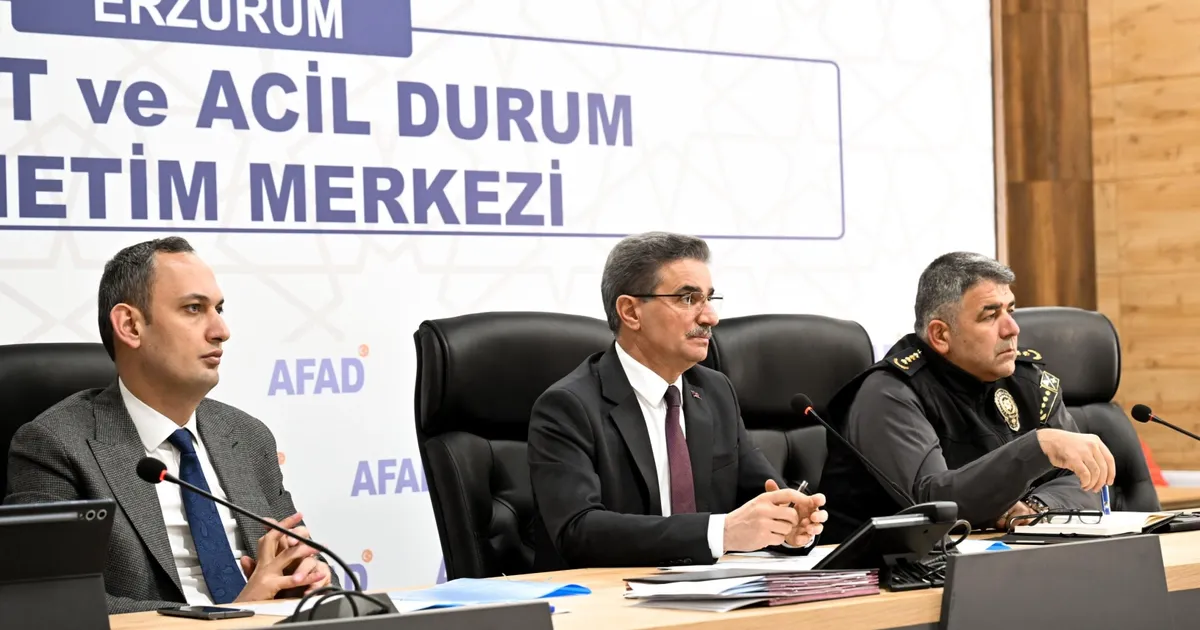 Erzurum’da Kar Alarmı: 1.167 Mahalle Yolu Kapalı!
