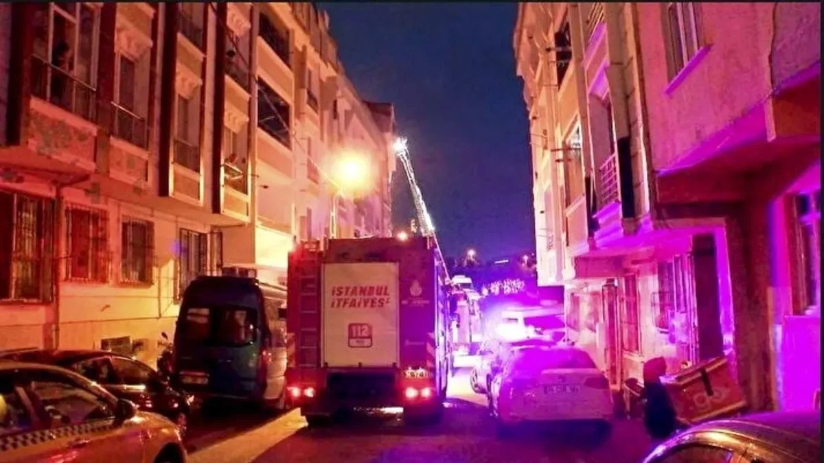 Esenyurt’ta Bodrumdaki Yangında Korku Dolu Anlar