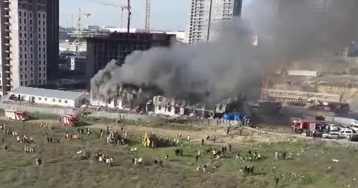 Esenyurt’ta İnşaatta Yangın Paniği Yaşandı!