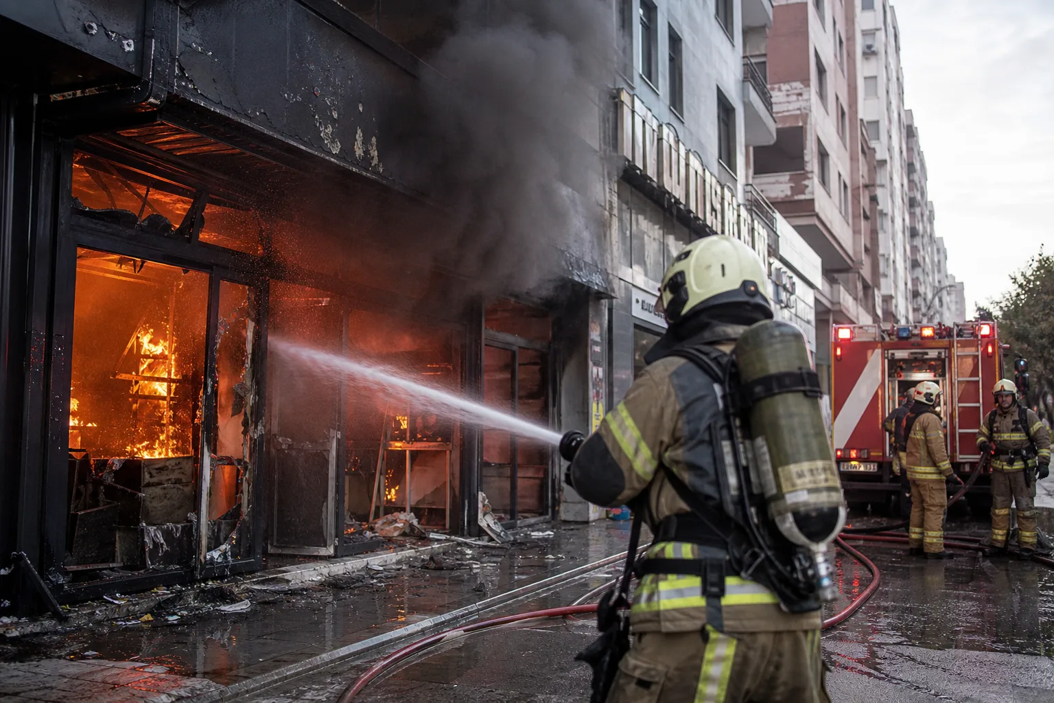 Esenyurt’ta İş Yerinde Yangın: İtfaiye Ekipleri Müdahale Ediyor