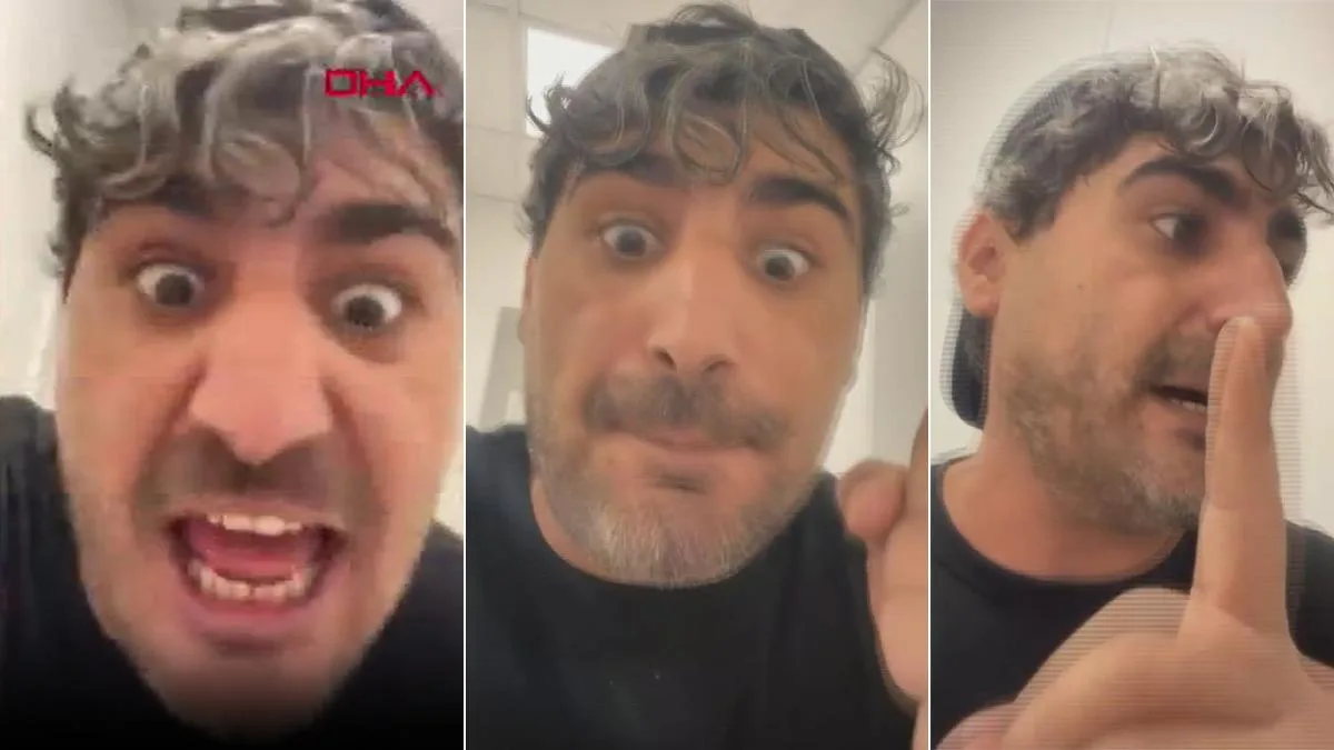 Eşini Tehdit Eden Adamın Videoları Şok Etti!