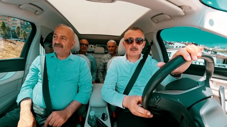 Eskihisar Kavşağı’nda TOGG ile Test Sürüşü!
