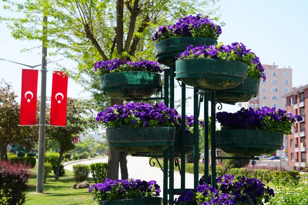 Eskişehir Refüjleri Çiçeklerle Şenlendi!