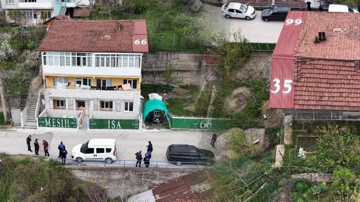 Ev Çatısına Yazılan Mesih İfadeleri Şaşırttı