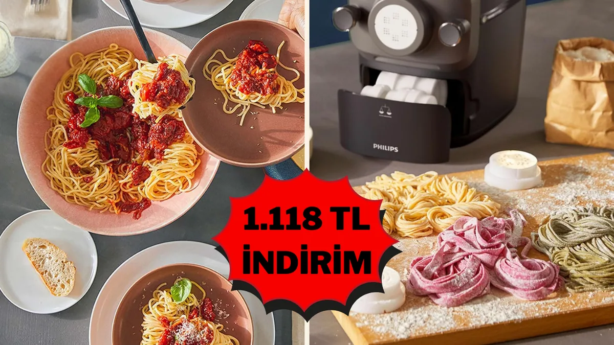 Ev Yapımı Makarna Kolaylığı: Philips İndirimde!