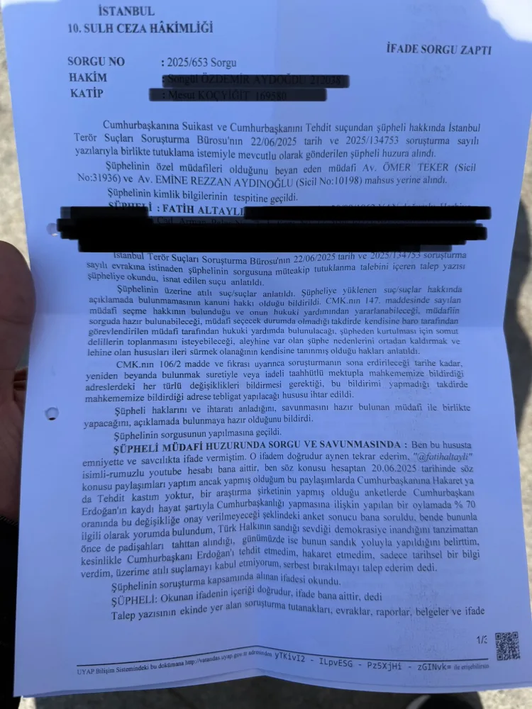 Fatih Altaylı’nın Tutuklanması İfade Özgürlüğü Krizi!