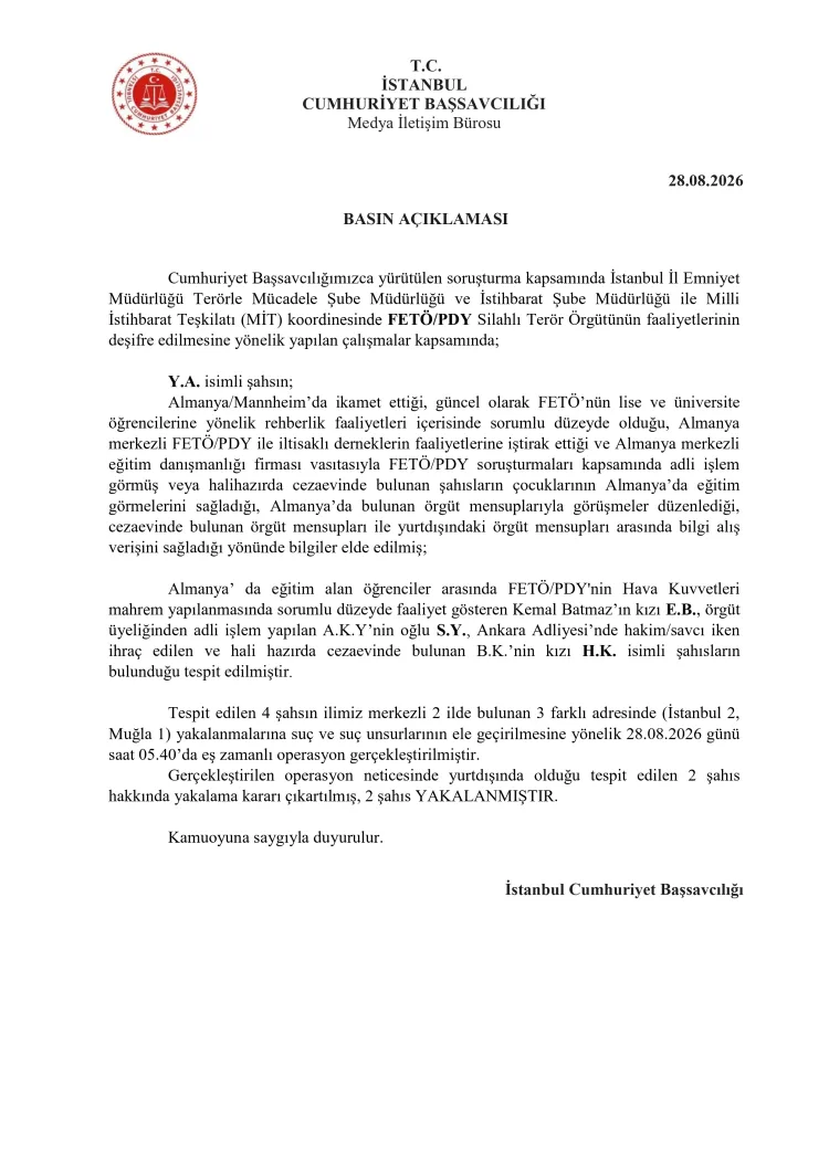 FETÖ Soruşturmasında Yurt Dışına Kaçış Tespit Edildi!